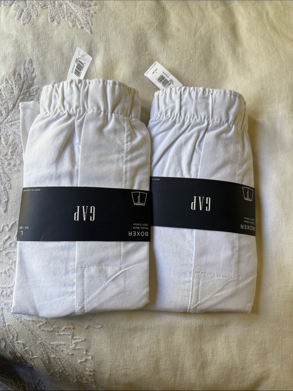 GAP White Men's Boxer Briefs 2-Pack $16.00 for both